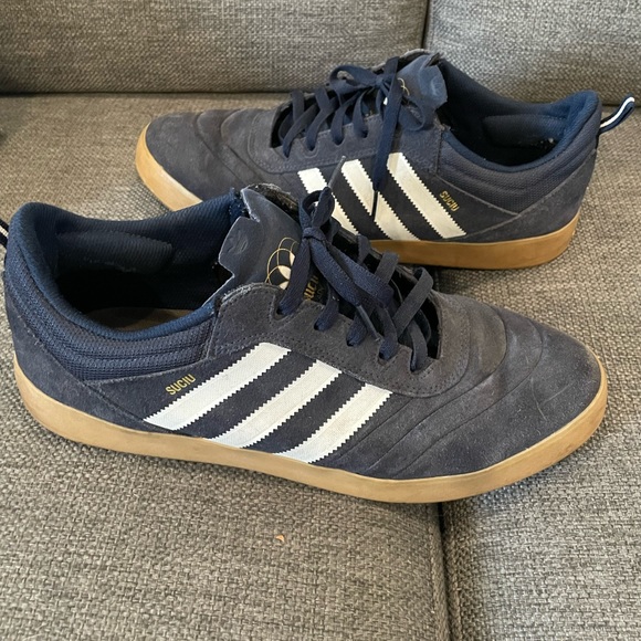 Other - Vintage Adidas, blue suede men’s size 12